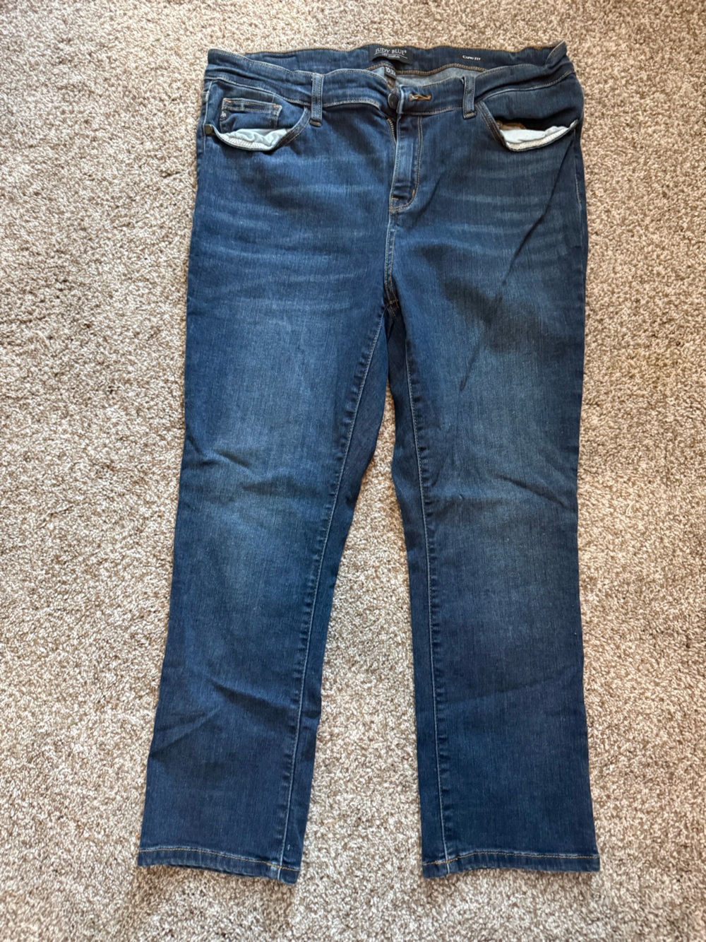 Judy Blue Dark Wash Straight Leg Jeans